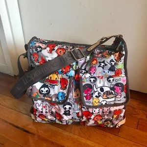 Tokidoki LeSportsac Large Shoulder Messenger Bag